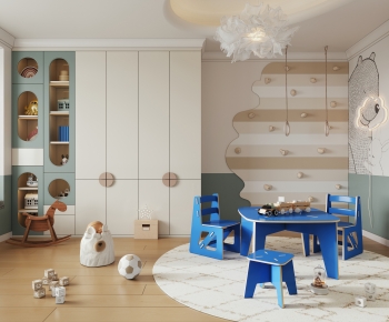 Modern Children's Room Activity Room-ID:270459737