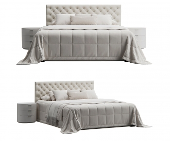 Modern Double Bed-ID:663295982