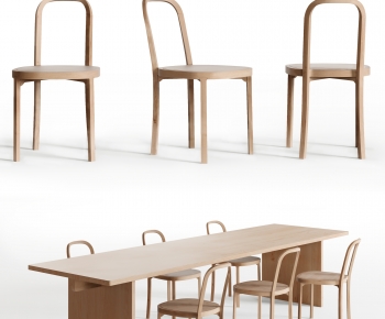 Nordic Style Dining Table And Chairs-ID:190149079