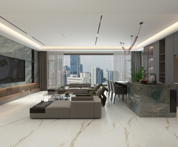 Modern A Living Room-ID:912182092