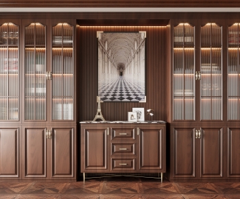 American Style Wine Cabinet-ID:749367956