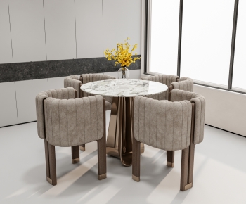 Modern Dining Table And Chairs-ID:754827986