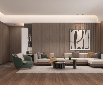 Modern A Living Room-ID:967962036