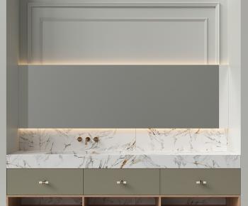 Modern Bathroom Cabinet-ID:434487107