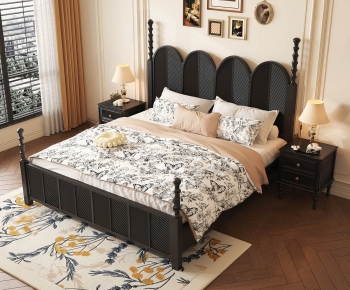 French Style Double Bed-ID:287129948