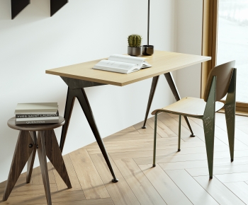 Modern Computer Desk And Chair-ID:900230422