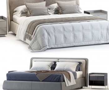 Modern Double Bed-ID:958266976