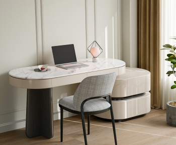 Modern Computer Desk And Chair-ID:783875942