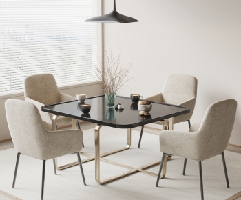 Modern Dining Table And Chairs-ID:614819053