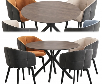 Modern Dining Table And Chairs-ID:322654011