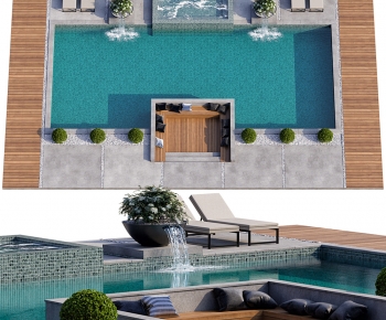 Modern Swimming Pool-ID:606781012