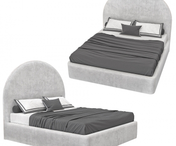 Modern Double Bed-ID:817711111