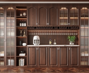 American Style Wine Cabinet-ID:367954979