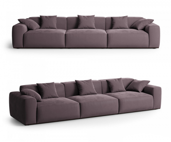 Modern Three-seat Sofa-ID:358628037