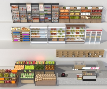 Modern Supermarket Shelf-ID:583899022