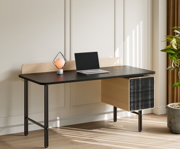 Modern Computer Desk And Chair-ID:357989071