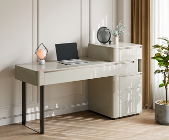 Modern Computer Desk And Chair-ID:915730008