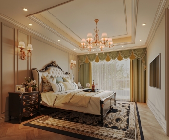 European Style Bedroom-ID:592201959