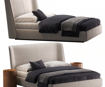 Modern Double Bed-ID:972414979