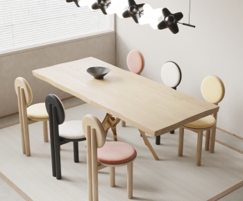 Modern Dining Table And Chairs-ID:124520067