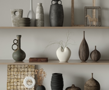 Wabi-sabi Style Clay Pot-ID:949117906