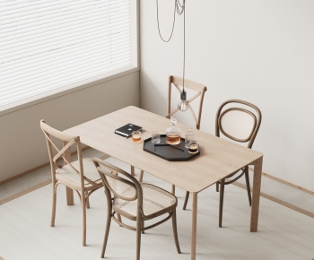 Modern Dining Table And Chairs-ID:552037953