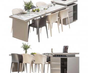 Modern Dining Table And Chairs-ID:979580947