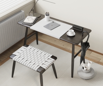 Modern Computer Desk And Chair-ID:371431111