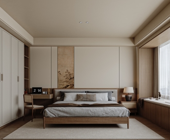 New Chinese Style Bedroom-ID:968137985