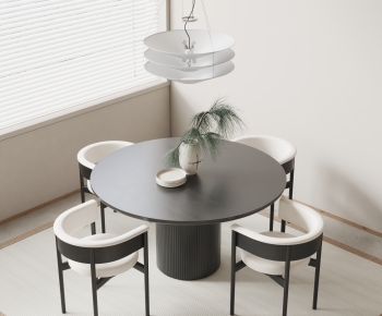 Modern Dining Table And Chairs-ID:734153991