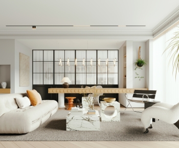 Modern A Living Room-ID:753989932