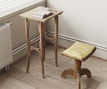 Wabi-sabi Style Computer Desk And Chair-ID:934025057