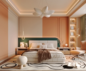 French Style Bedroom-ID:718190795