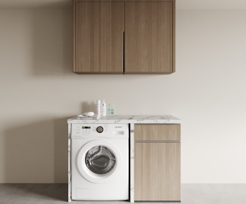 Modern Laundry Cabinet-ID:599412927