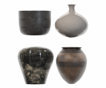 Wabi-sabi Style Clay Pot-ID:273555995