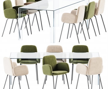 Modern Dining Table And Chairs-ID:327327019