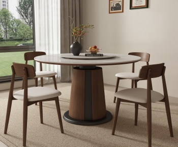 Modern Dining Table And Chairs-ID:846014987