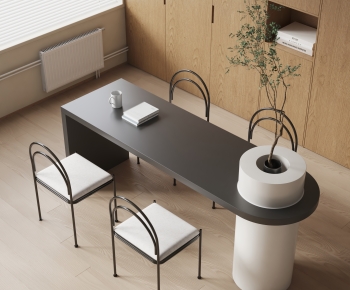 Modern Dining Table And Chairs-ID:198575028