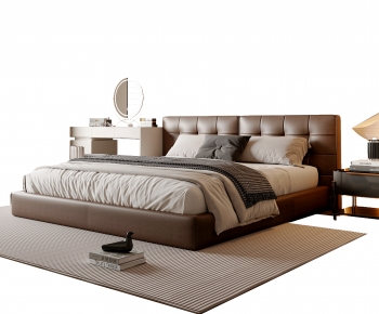 Modern Double Bed-ID:370488888