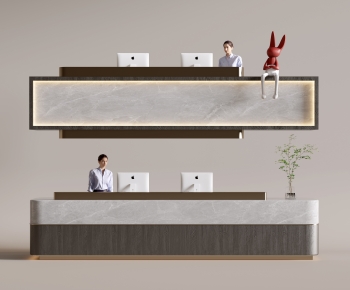 Modern Reception Desk-ID:762718923