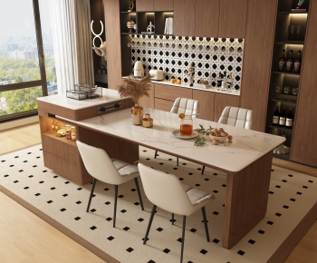 Modern Dining Table And Chairs-ID:136629105