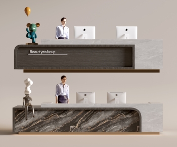 Modern Reception Desk-ID:508550881