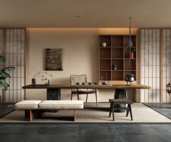 Wabi-sabi Style Tea House-ID:532602072