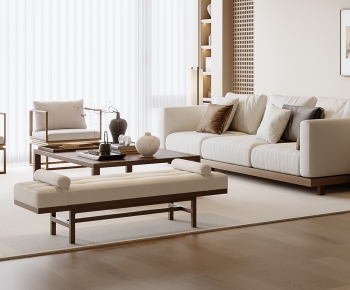 New Chinese Style Sofa Combination-ID:271137001