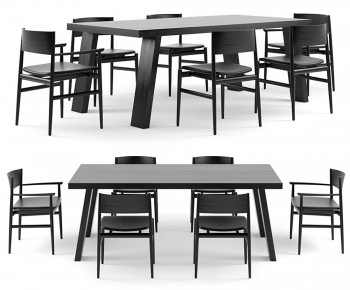 Modern Dining Table And Chairs-ID:950160981