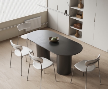 Modern Dining Table And Chairs-ID:440264946