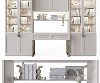 Simple European Style Bookcase-ID:357048039