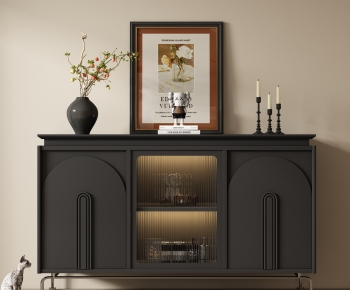 French Style Entrance Cabinet-ID:280991081