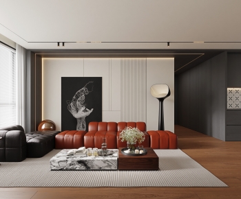 Modern A Living Room-ID:558425903