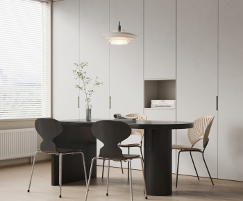 Modern Dining Table And Chairs-ID:392308959